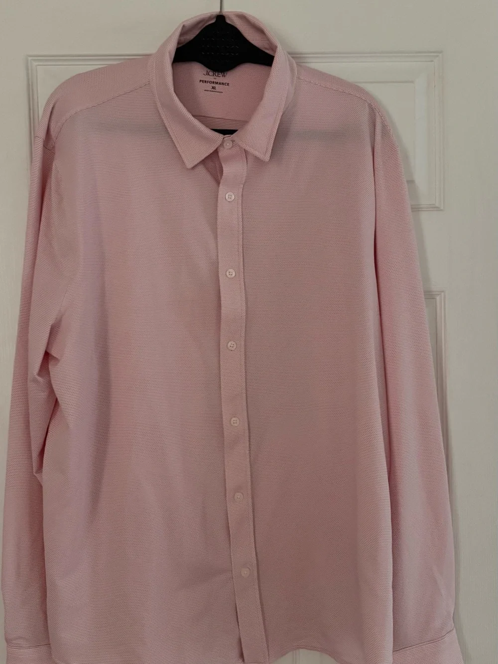 J. Crew Light Pink Long-Sleeve Button-Up Shirt